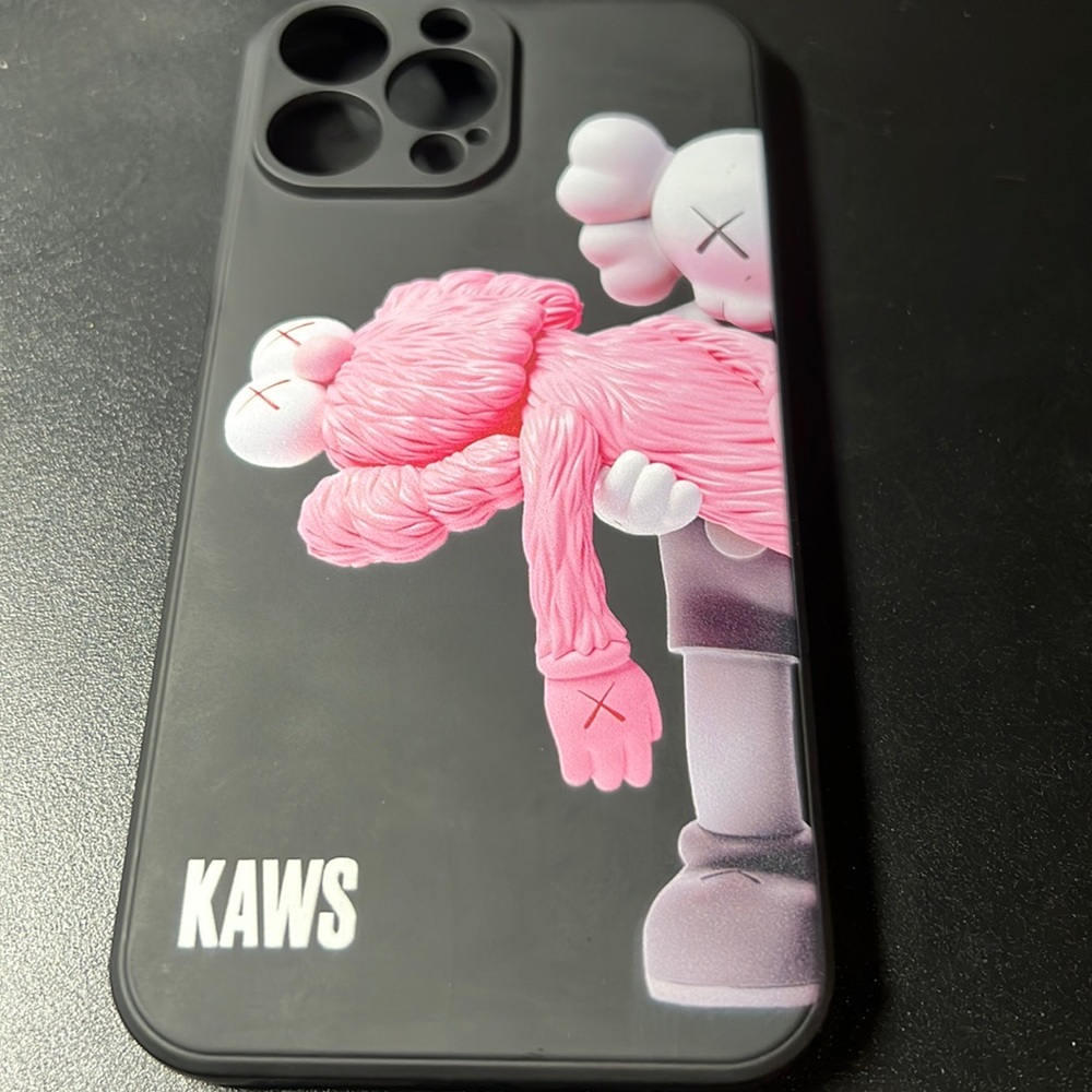 iPhone 13 pro max x kaws phone case